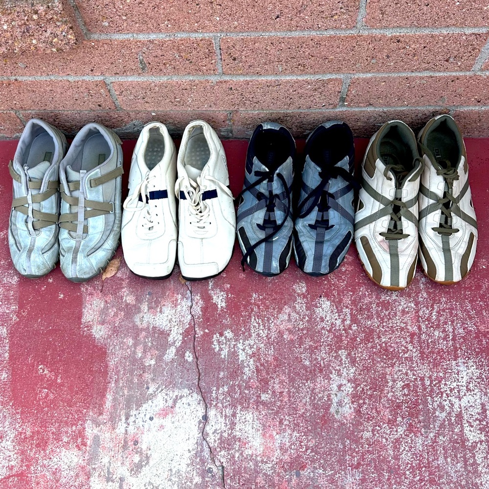 4 pairs of Diesel shoes, $75 for all